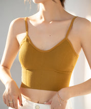 ミディ丈Uネックブラトップtfqtm759 マスタード