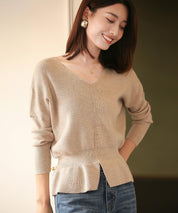 11色4size裾フレアペプラムニットトップスxy1020-s-be