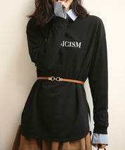 ゴールドバックル細ベルトxyf0002 ブラウン