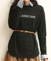 ゴールドバックル細ベルトxyf0002 ブラウン