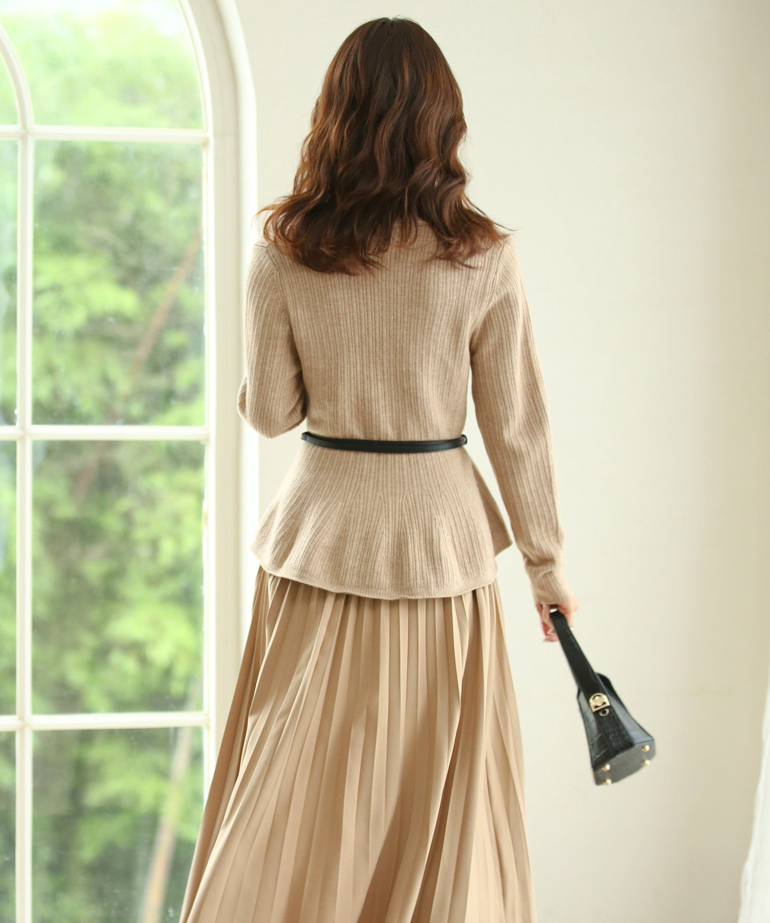 ゴールドバックル細ベルトxyf0002 ブラック