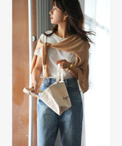 サマーニットVネックカーディガンxyf2080 キャメル