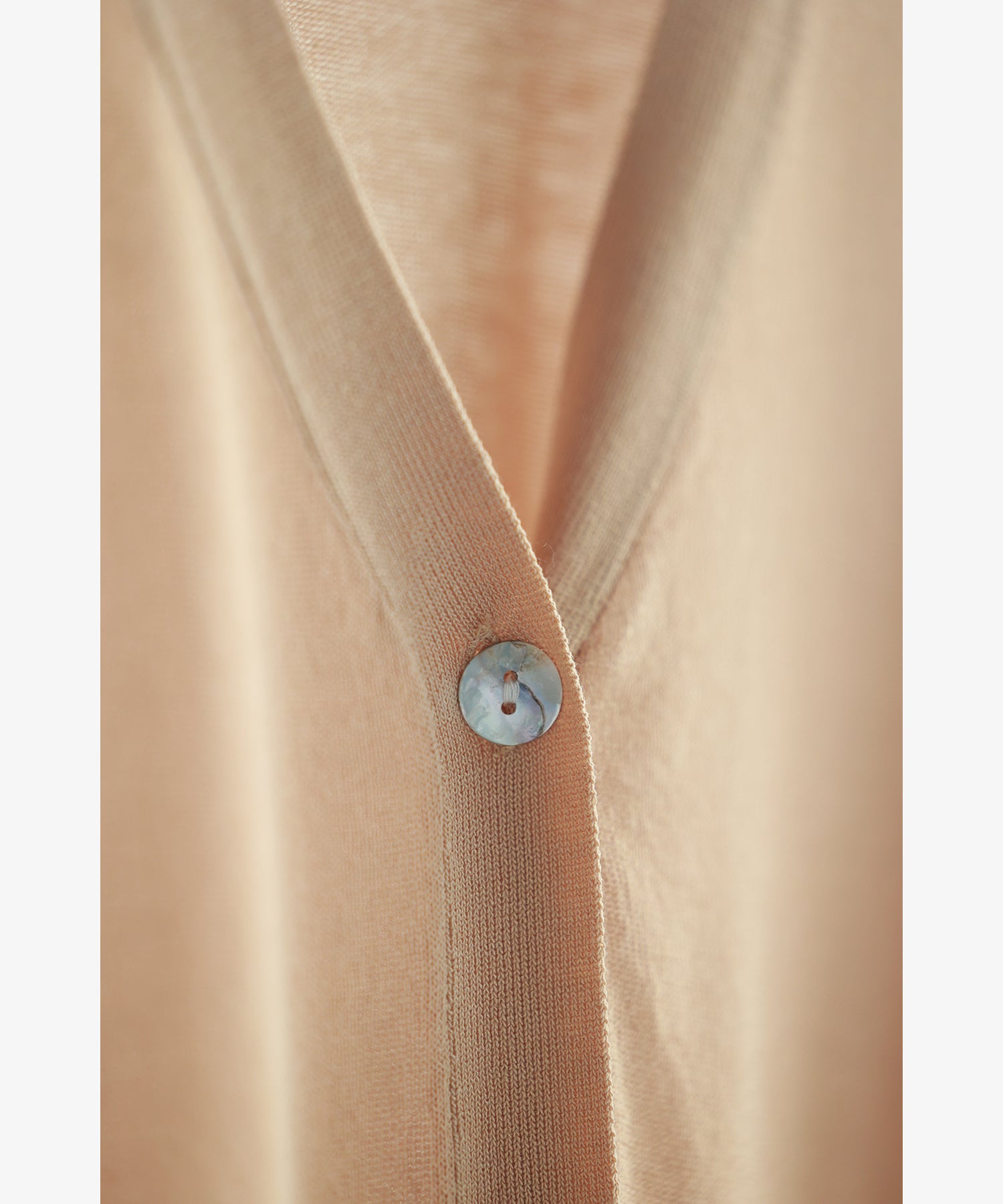 サマーニットVネックカーディガンxyf2080 キャメル