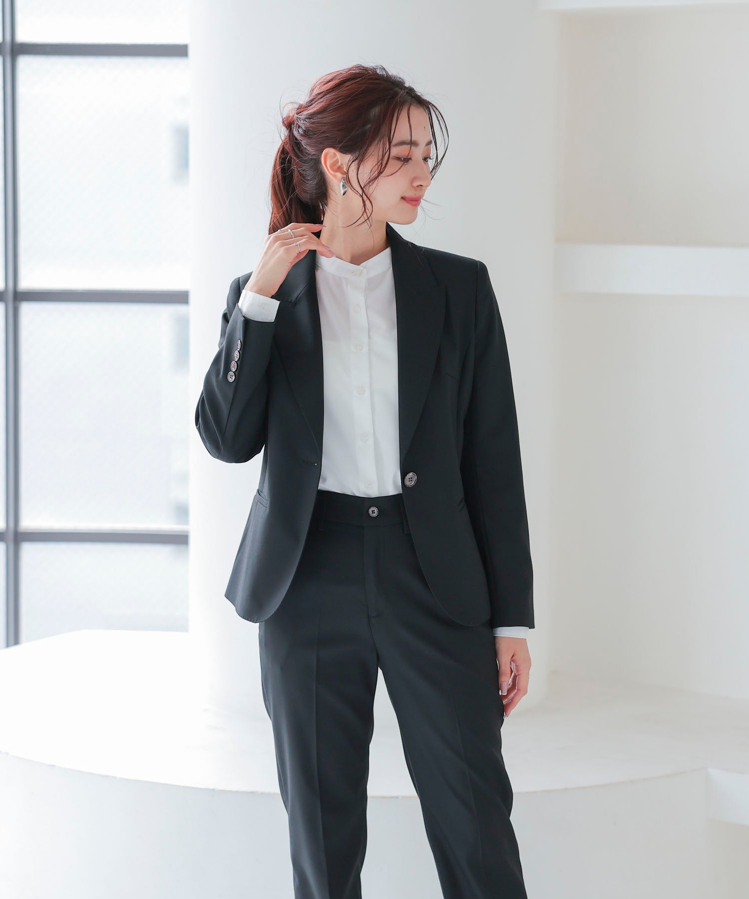 スーツ上下セット ジャケット パンツ 2点セット ｜ 全3色 × 5サイズ