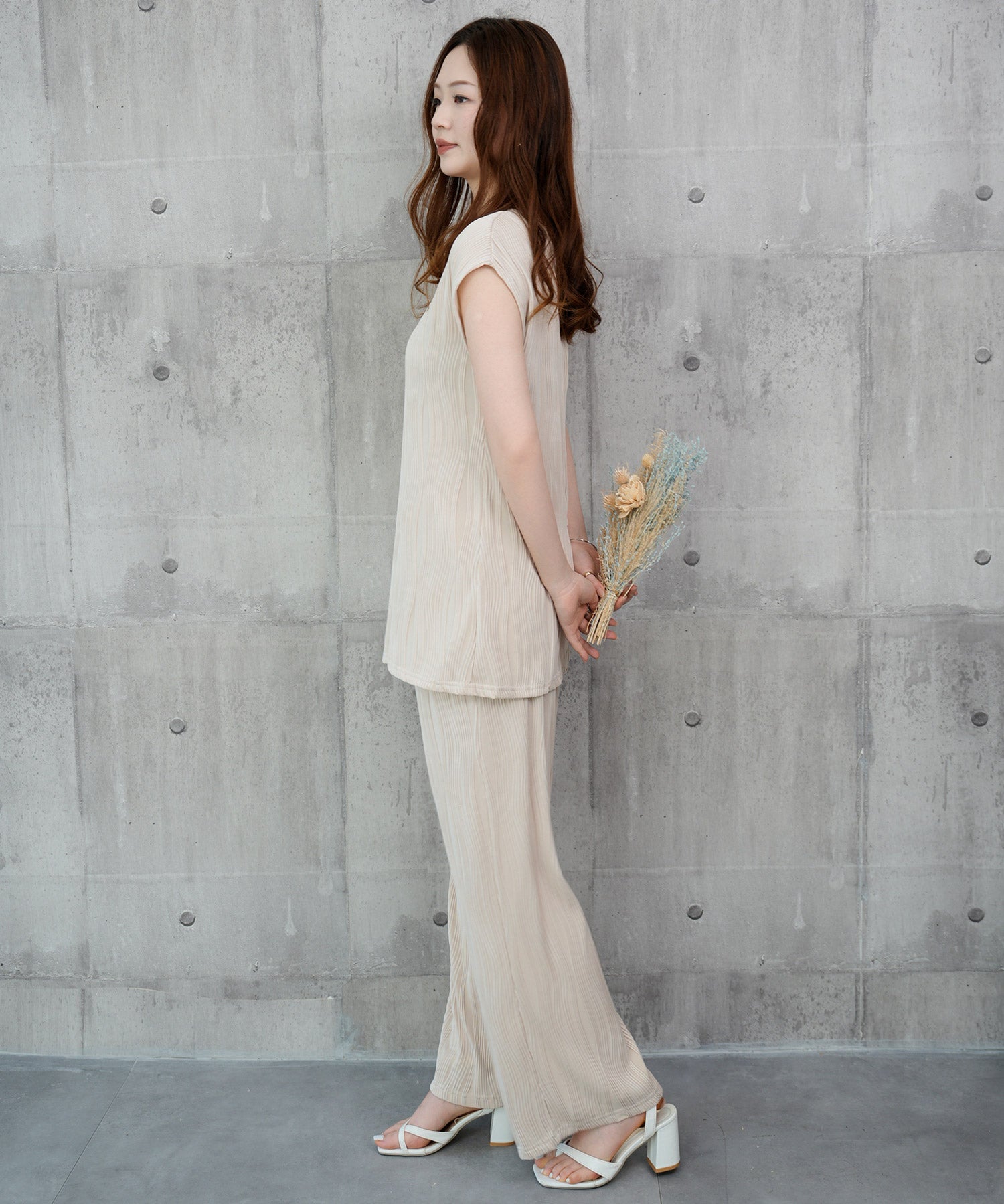 カットソーセットアップ パンツドレスdsrb1259