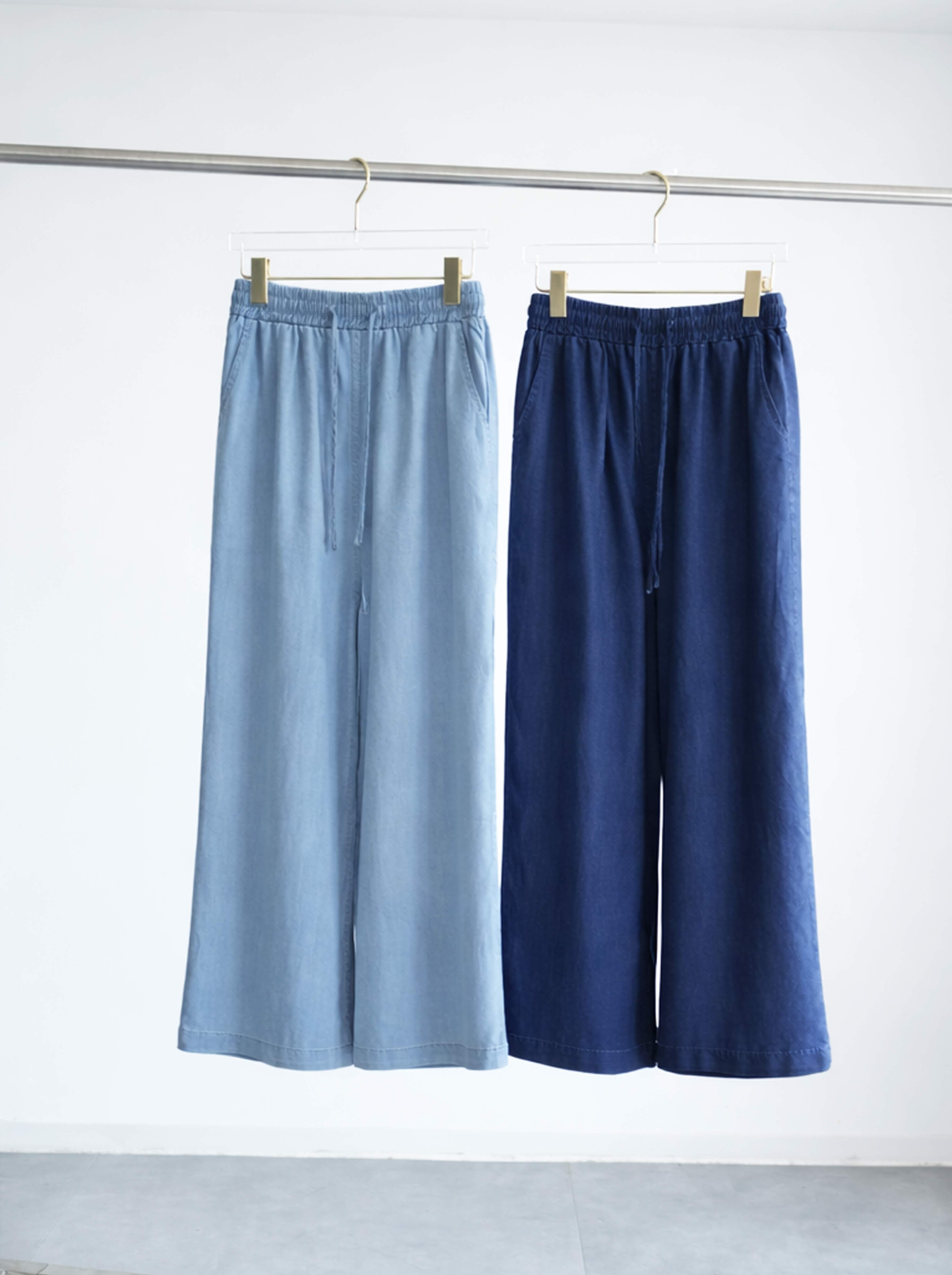 デニムパンツ ワイドパンツ 薄手dsrb3025