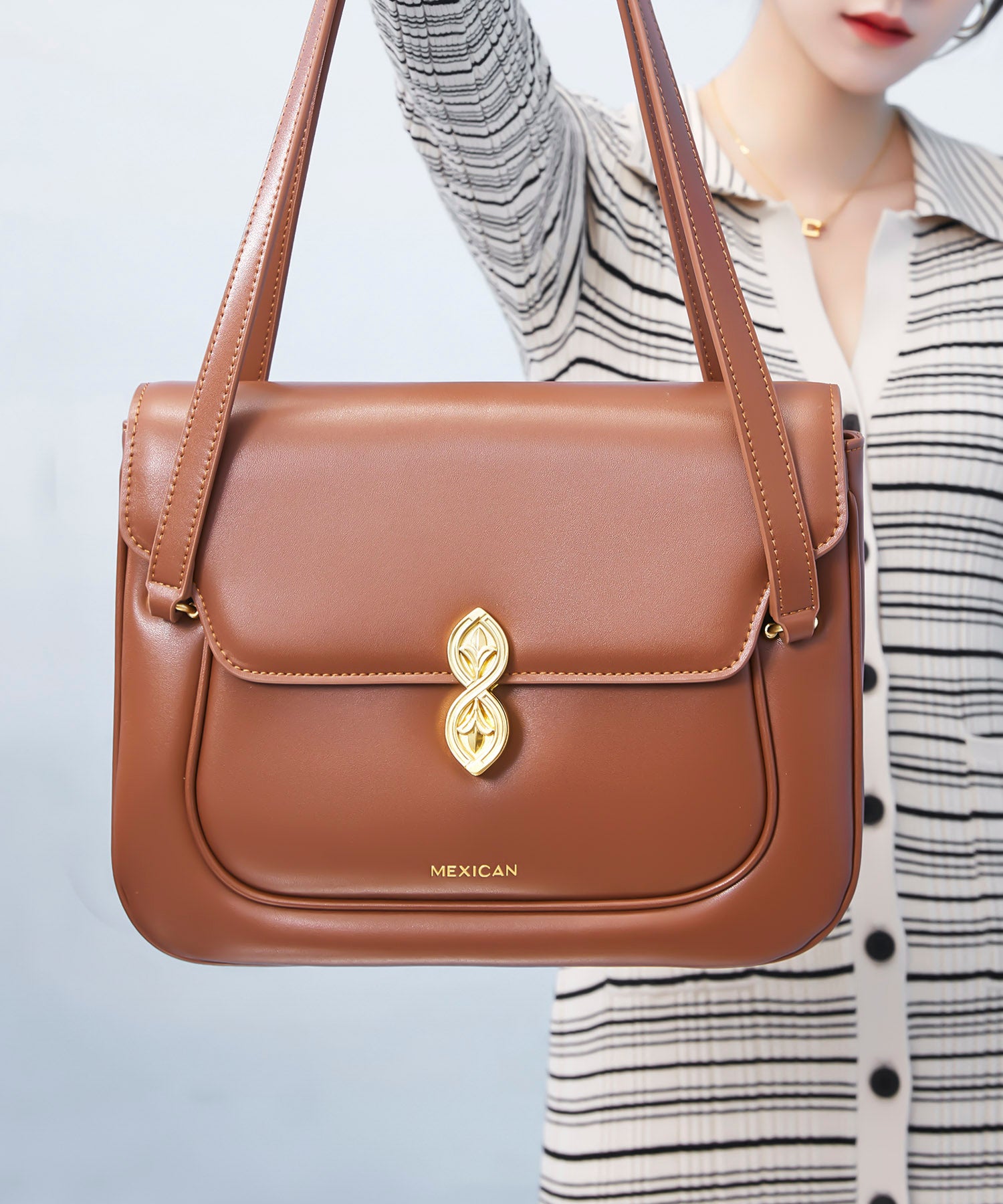 MEXICAN スクエアショルダーバッグ 韓国ファッション レトロ 肩掛け 春