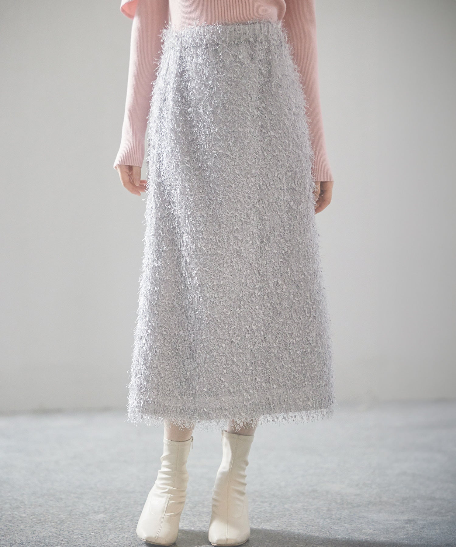 ふわふわシャギーナロースカートsdp0134 グレー – [公式]SAISON DE