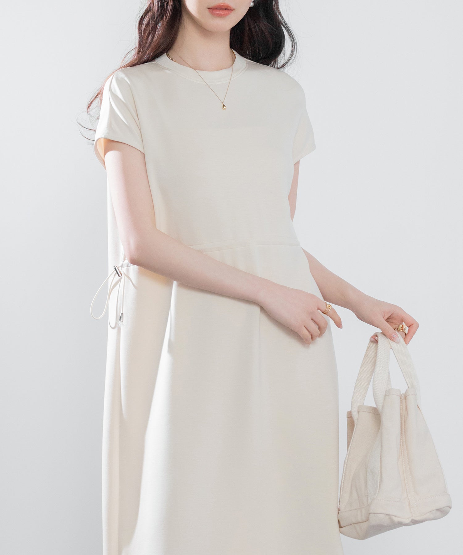 ワンピース YILON FRENCH DOT OP IVORY ALL – YILON