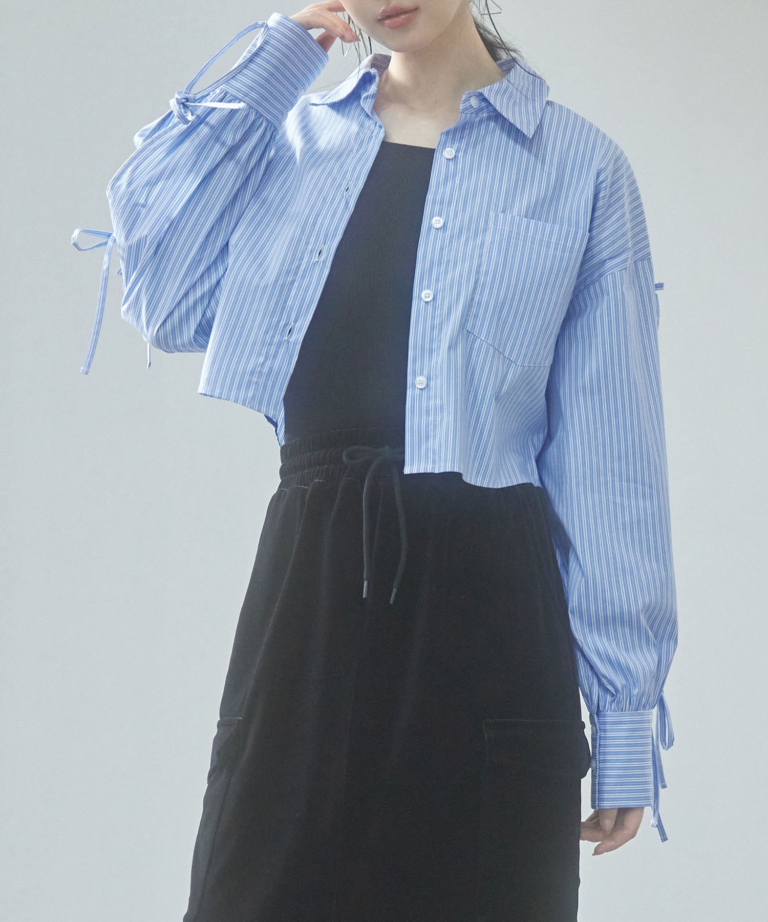 セール中！　CELINE ショート丈ストライプシャツ org.jpg