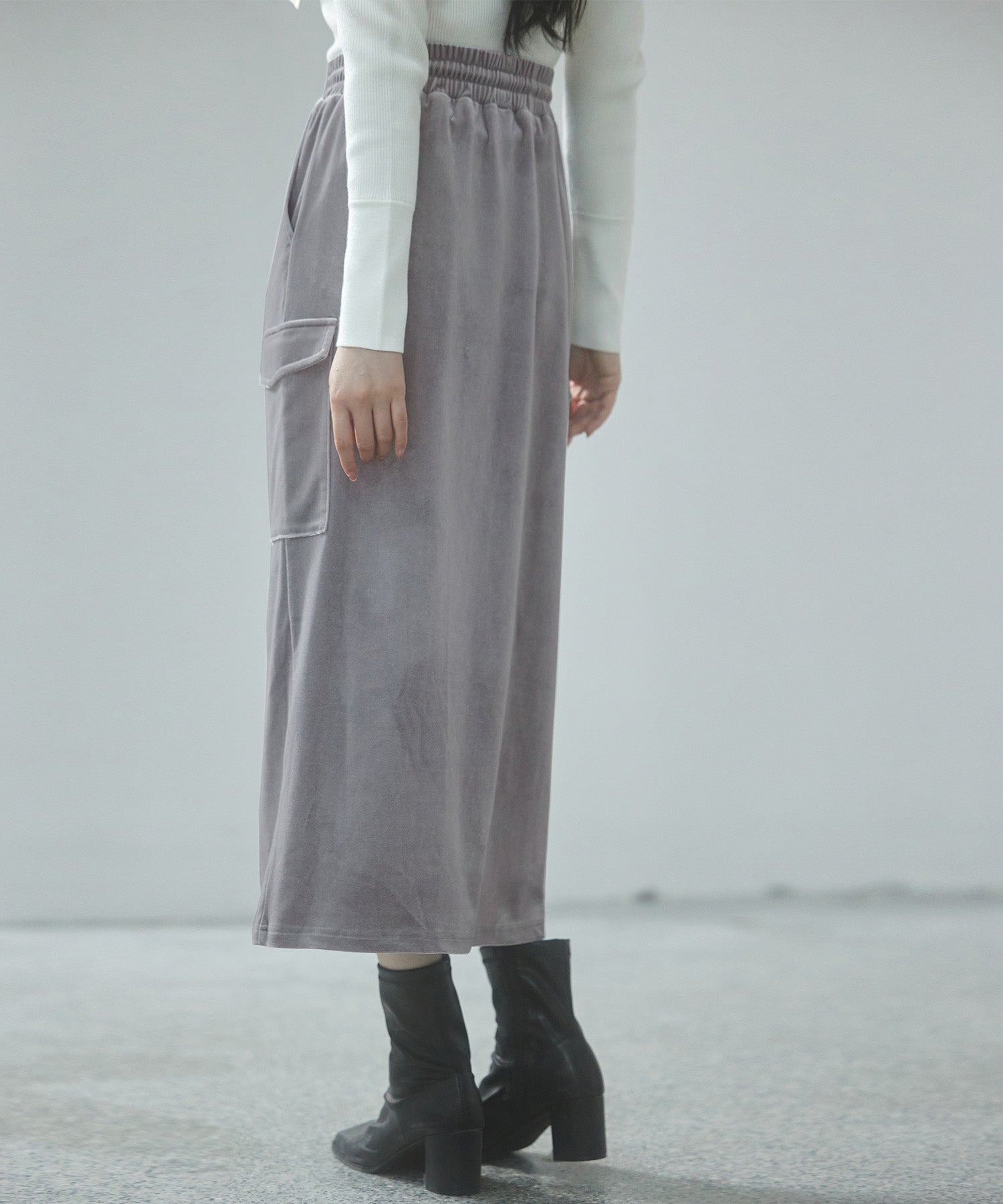 今期loungedress スリットカーゴスカート ラウンジドレス Loungedress スリットカーゴスカート （YE