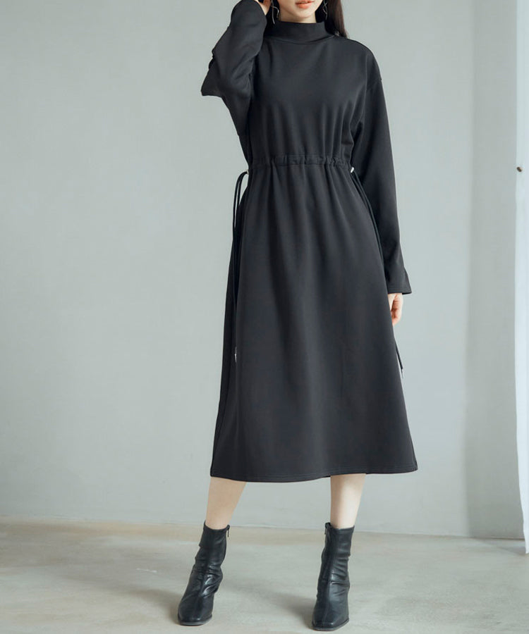 efficaceblanc ヒョウ柄裏起毛ワンピース efficaceblanc ヒョウ柄裏起毛ワンピース KOEISTORE 裏起毛