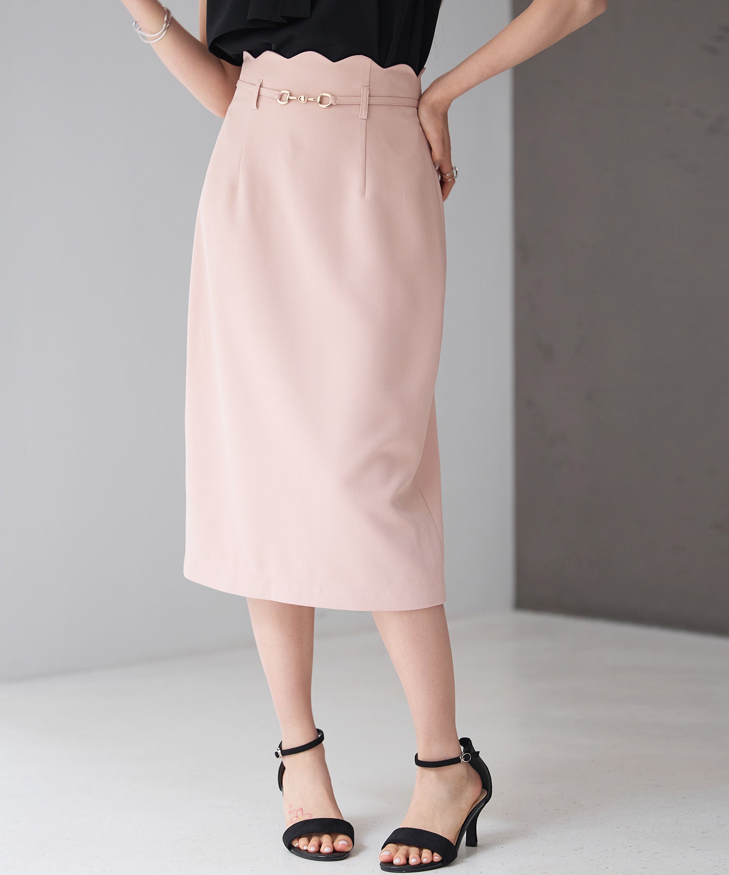 スカート mappin スカラップハイウエストスカートsdp0291 ピンク – [公式]SAISON