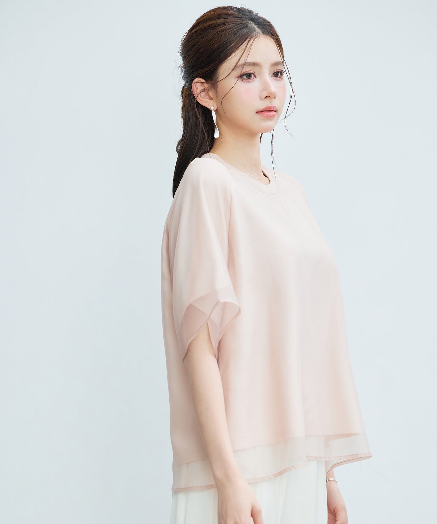 異素材ラグランスリーブTシャツsdp0386