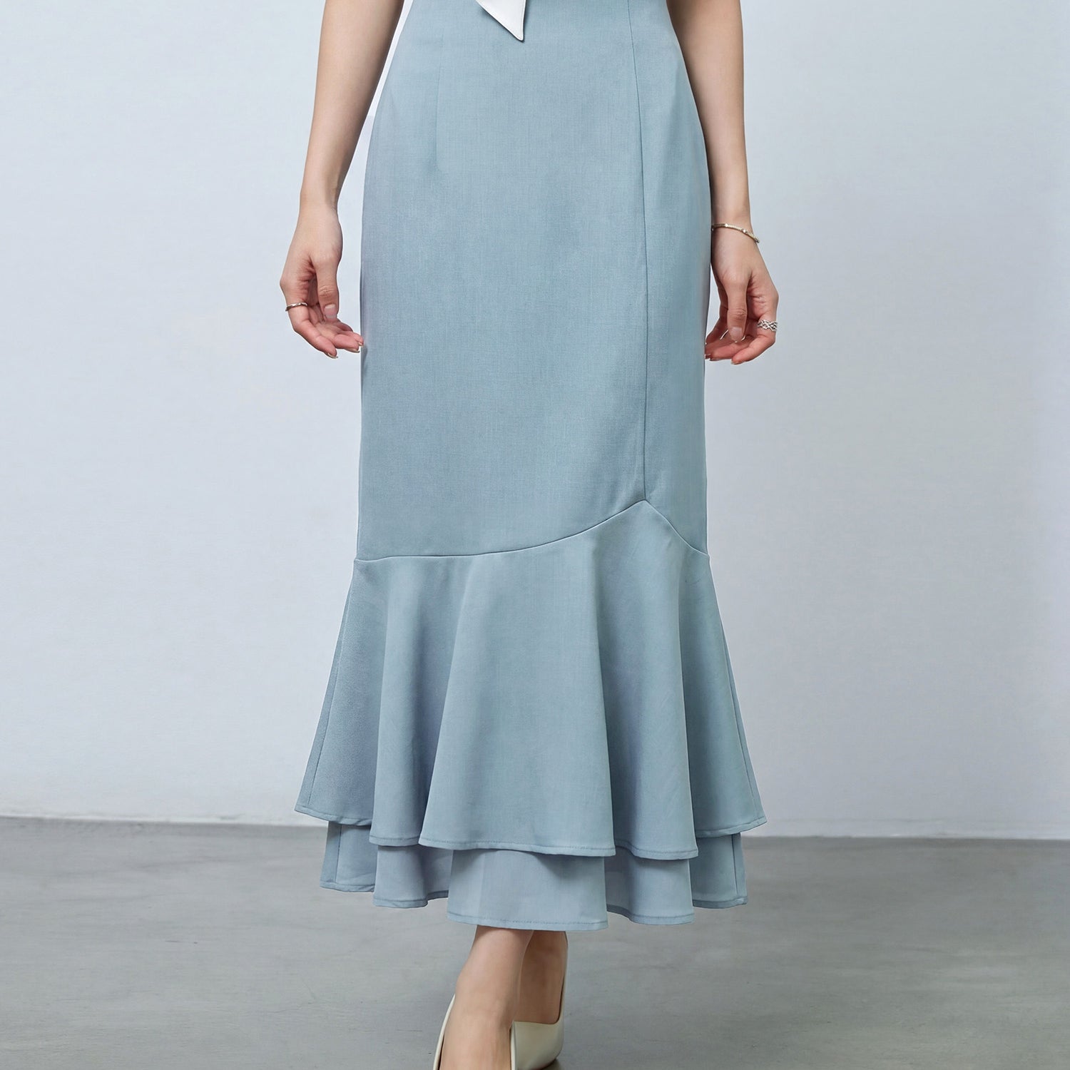 アシンメトリー二段フリルスカートsdp0393-102-72