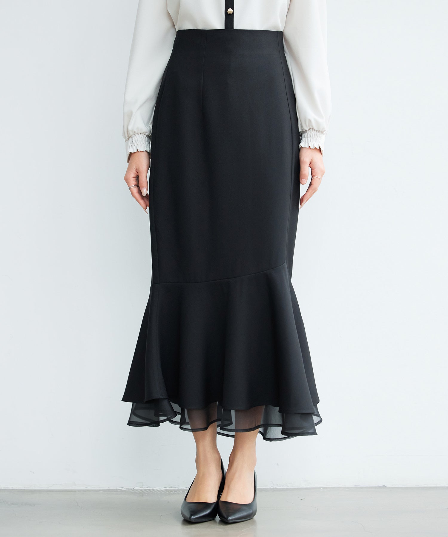 アシンメトリー二段フリルスカートsdp0393-102-8