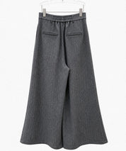 アシンメトリウエストワイドパンツ
