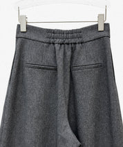 アシンメトリウエストワイドパンツ