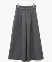 アシンメトリウエストワイドパンツ
