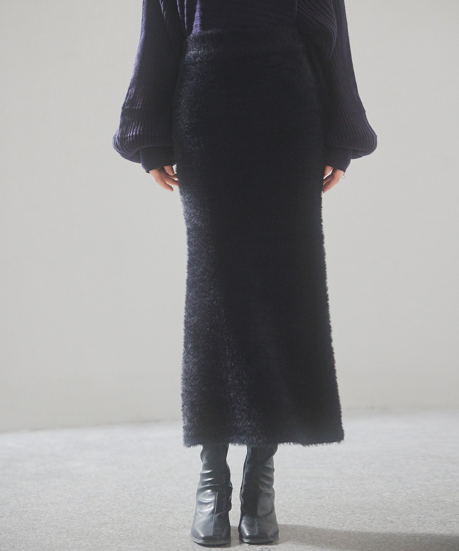 ふわふわシャギー素材タイトニットスカートsdp8033-103-8
