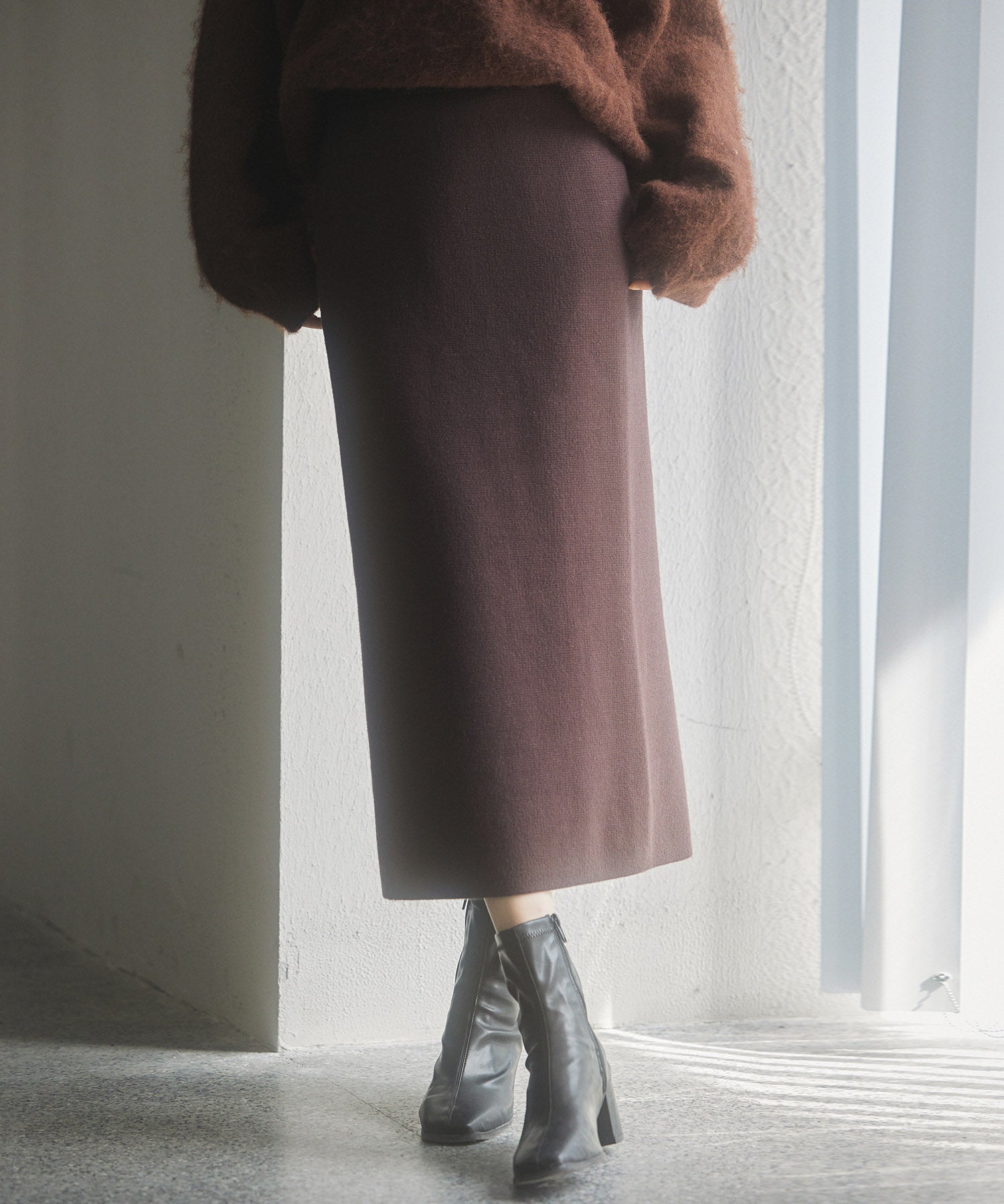 裏起毛タイトニットスカートsdp8041-103-10