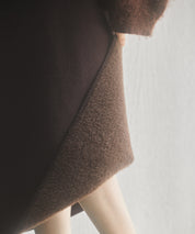 裏起毛タイトニットスカートsdp8041 ダークブラウン