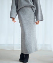 着回し拔群ニットセットアップsdp8043 グレー