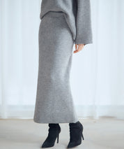 着回し拔群ニットセットアップsdp8043 グレー