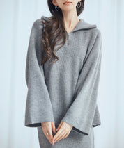 着回し拔群ニットセットアップsdp8043 グレー