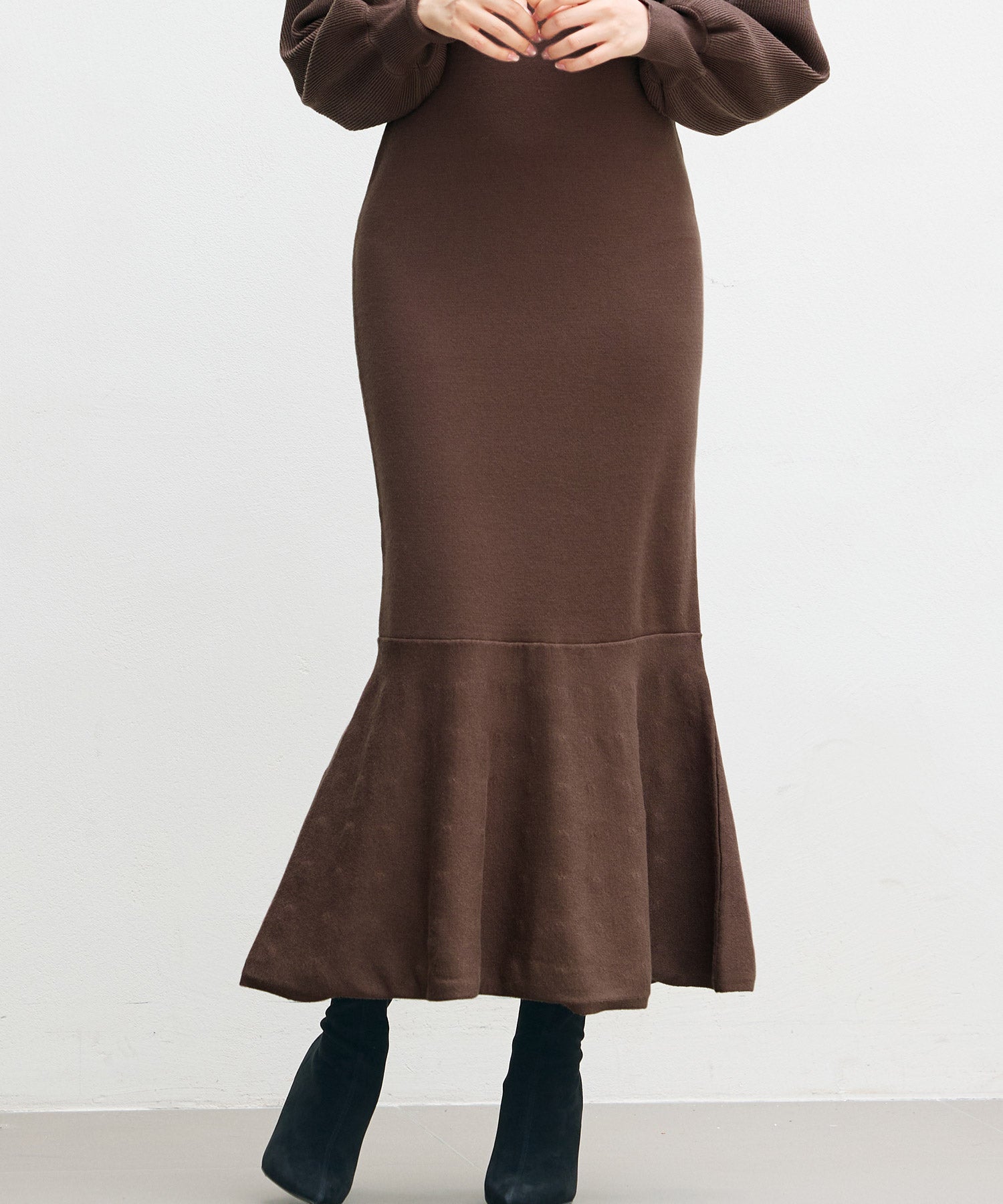 アンサンブル・マーメイドニットワンピースsdp8074 ブラウン – [公式