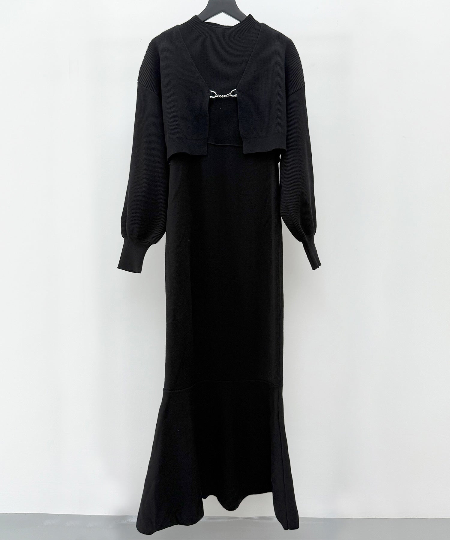 アトリエまりこ　ニットワンピース TIME SALE】Aラインニットワンピース 49AV JUNKO SHIMADA