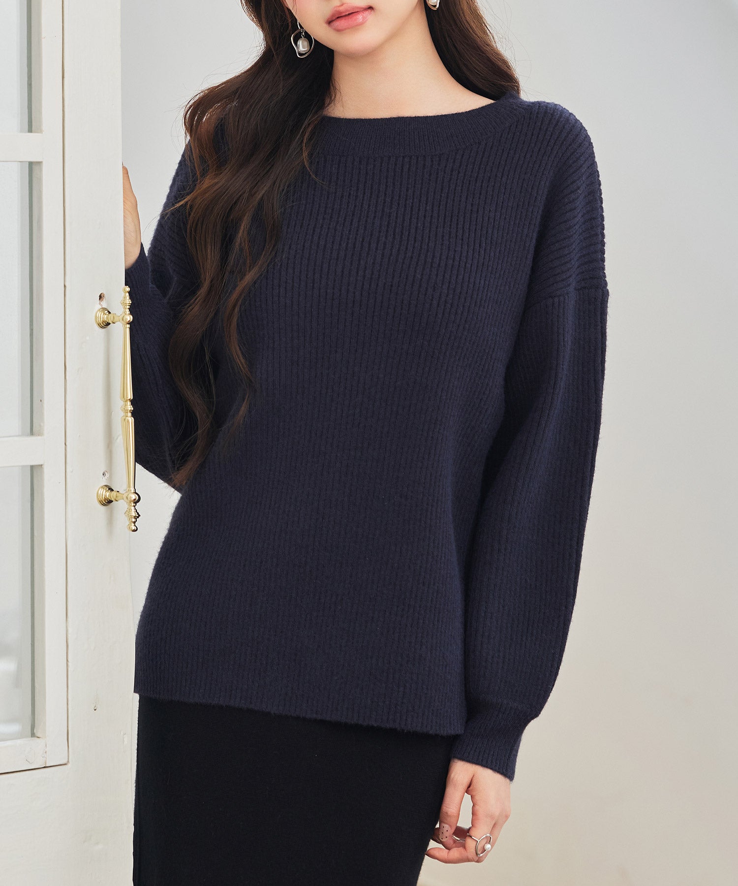 3WAYダブルジップニットカーディガンsdp8102 ネイビー – [公式]SAISON