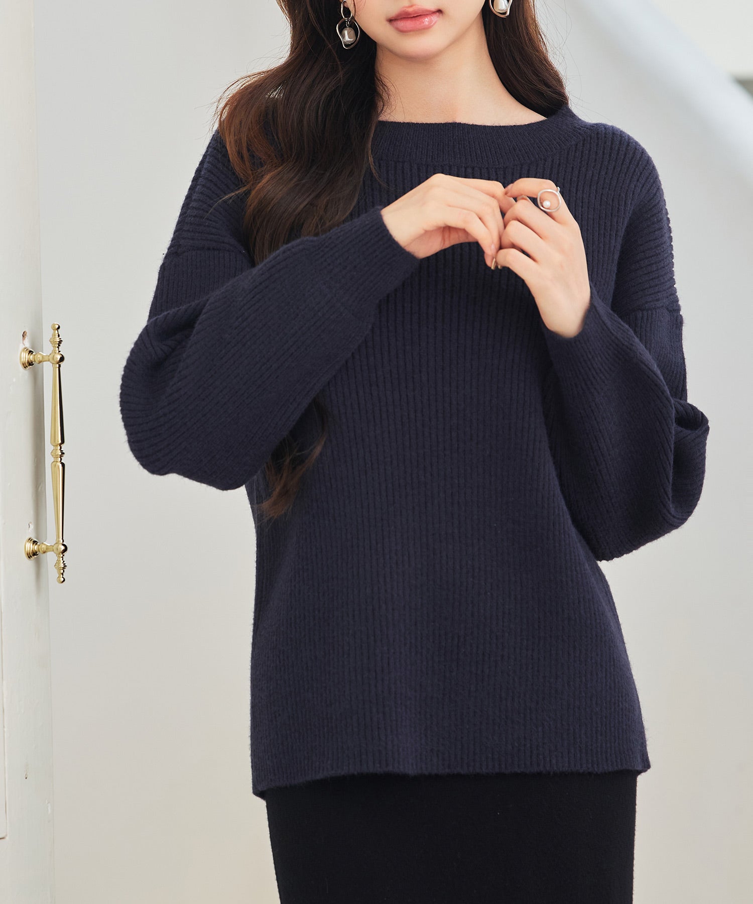 3WAYダブルジップニットカーディガンsdp8102 ネイビー – [公式]SAISON