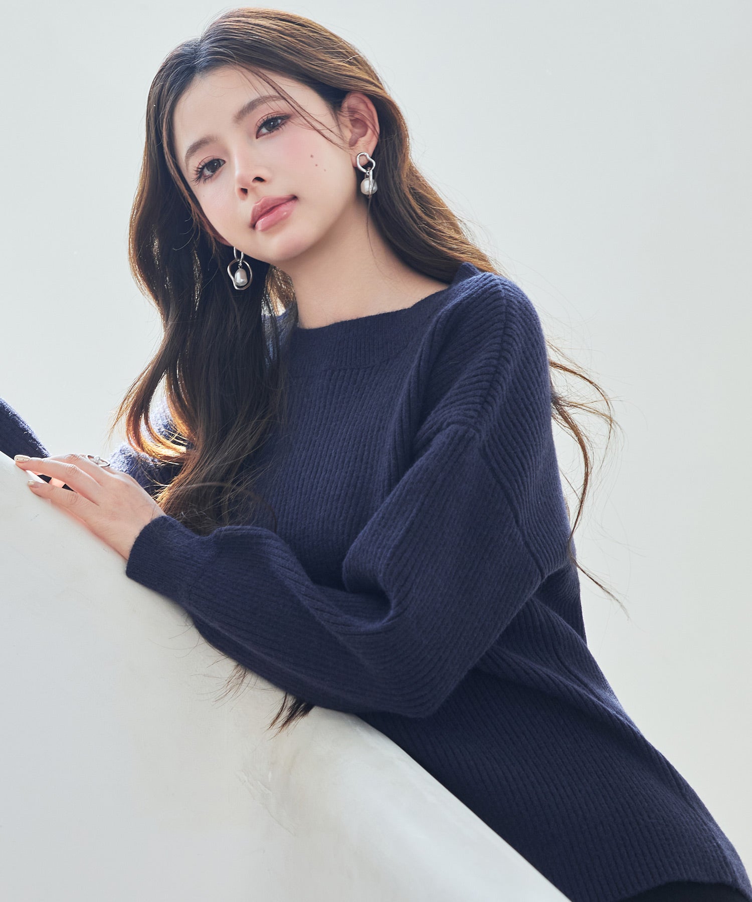 3WAYダブルジップニットカーディガンsdp8102 ネイビー – [公式]SAISON