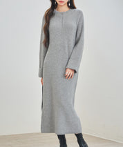 前後リバーシブル畦編みリブニットワンピースsdp8115-103-18