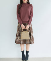 エブリデイシアーフリルニットプルオーバーsdp8118 ブラウン