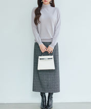 エブリデイシアーフリルニットプルオーバーsdp8118 グレー