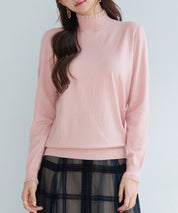 エブリデイシアーフリルニットプルオーバーsdp8118 ピンク