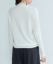 エブリデイシアーフリルニットプルオーバーsdp8118 アイボリー