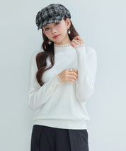 エブリデイシアーフリルニットプルオーバーsdp8118 アイボリー