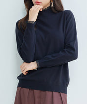 エブリデイシアーフリルニットプルオーバーsdp8118 ブラック