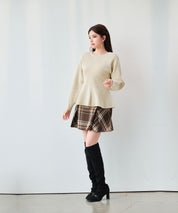 3wayの着こなしを楽しめる軽やかニット