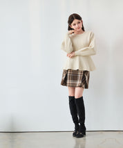 3wayの着こなしを楽しめる軽やかニット