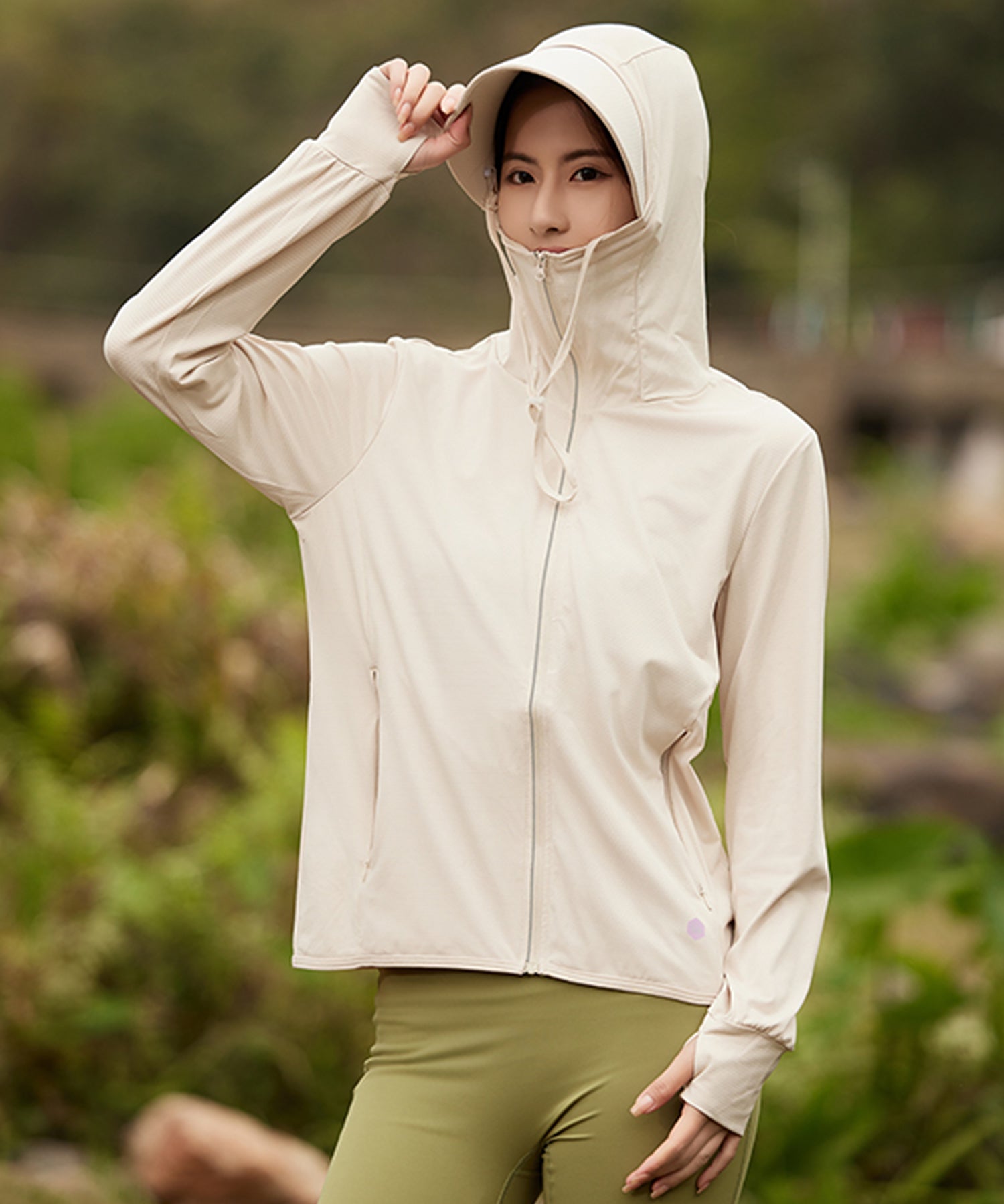 UPF50+ 冷感素材 UVカットパーカーsdp9108S-103-14