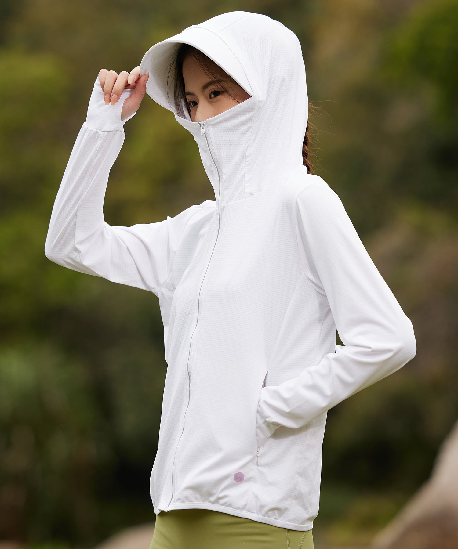 UPF50+ 冷感素材 UVカットパーカーsdp9108S-103-1