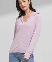 UPF50+ 冷感素材 UVカットパーカーsdp9108S ピンク