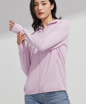 UPF50+ 冷感素材 UVカットパーカーsdp9108S ピンク