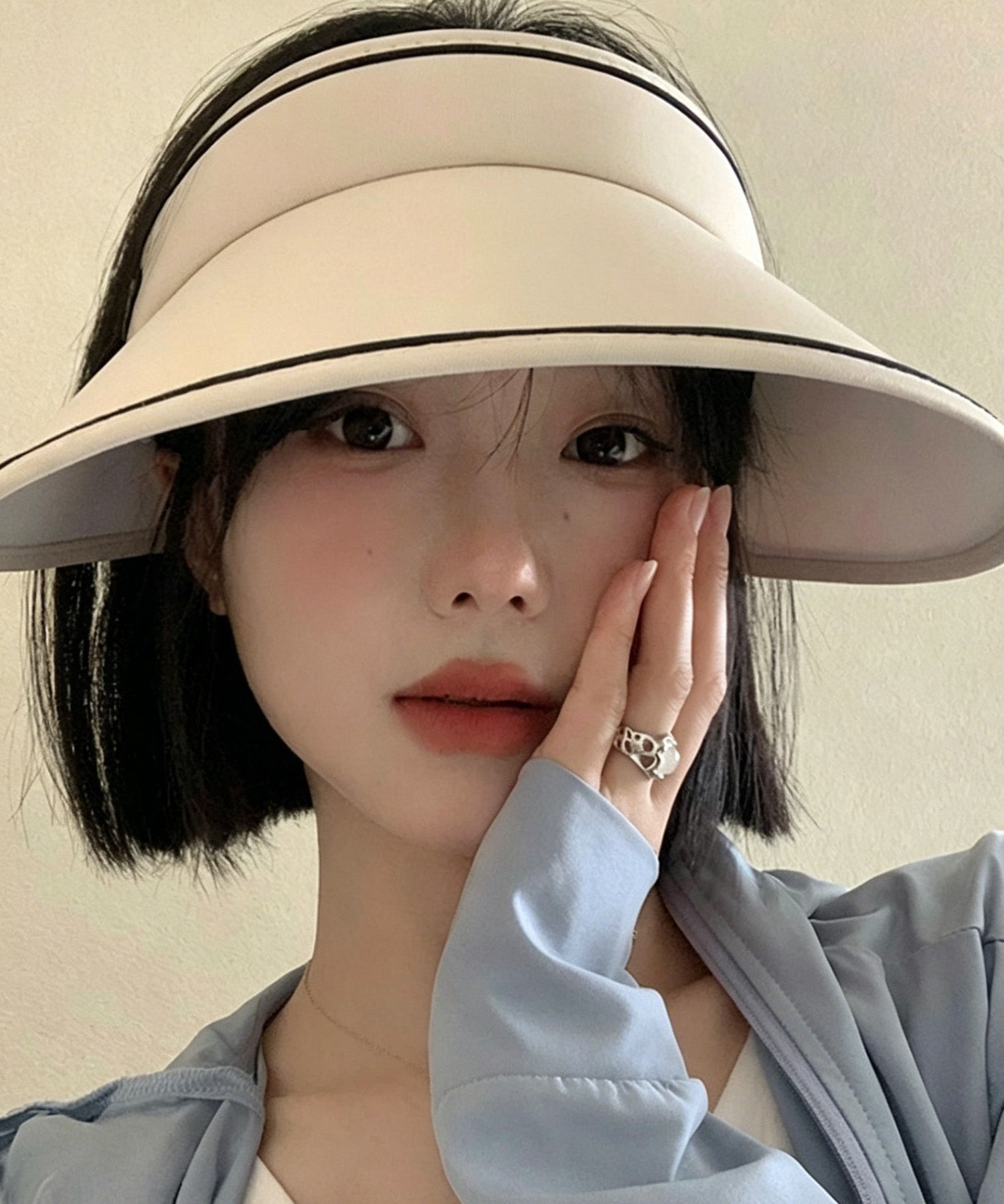 日差しをカットするつば広サンバイザーsdpal01