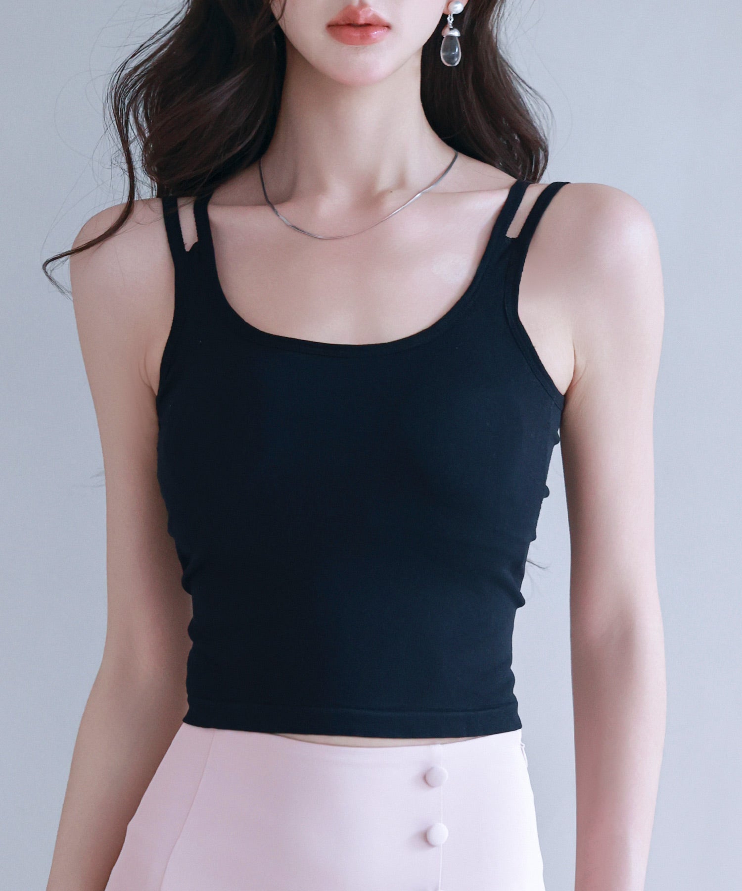 カップ付きクロスキャミソールsdpal7965 ブルー – [公式]SAISON DE