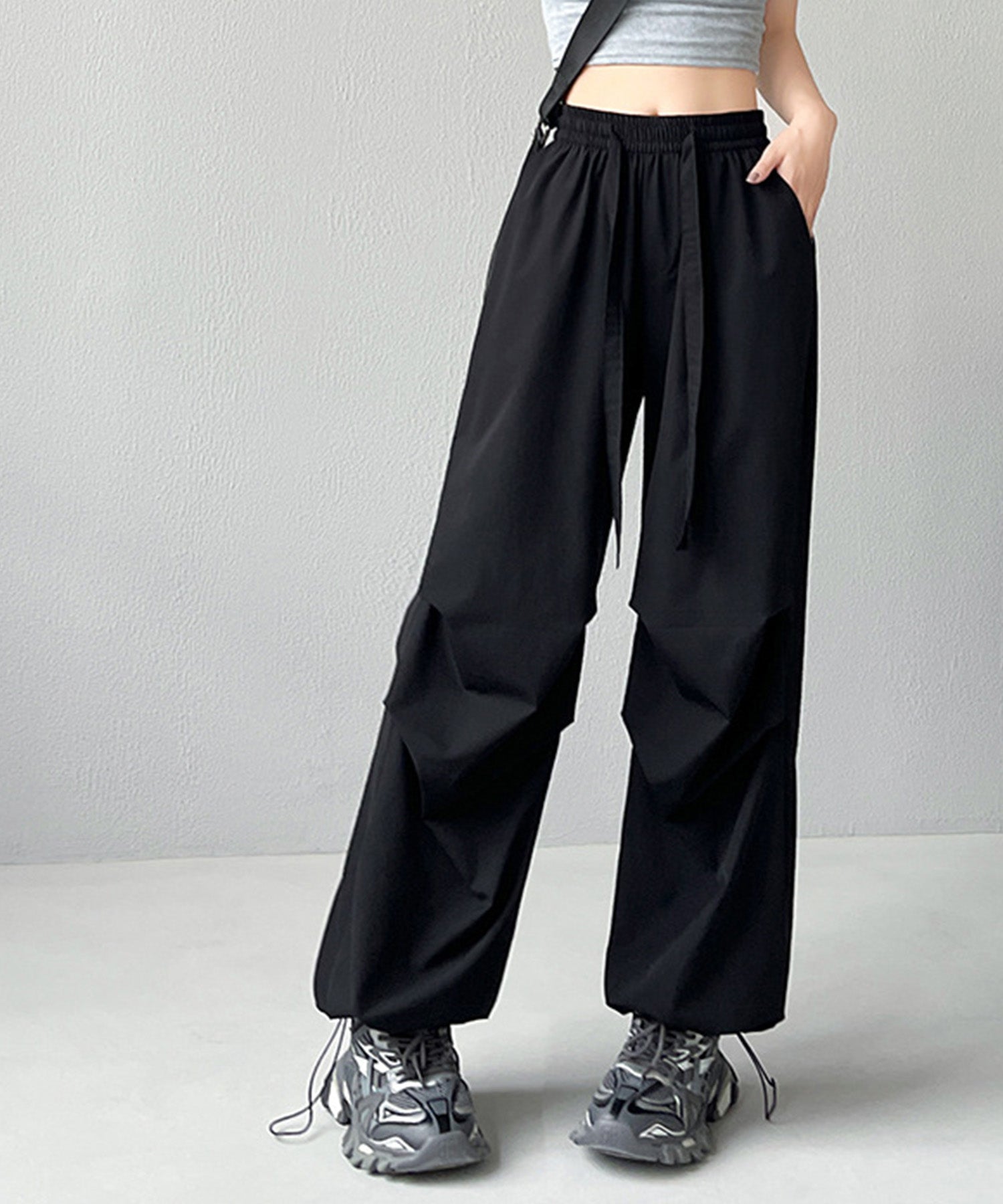FR2 カーゴパンツ ブラック 2way仕様 2way Stretch Nylon Cargo Pants‐2nd‐ – #FR2